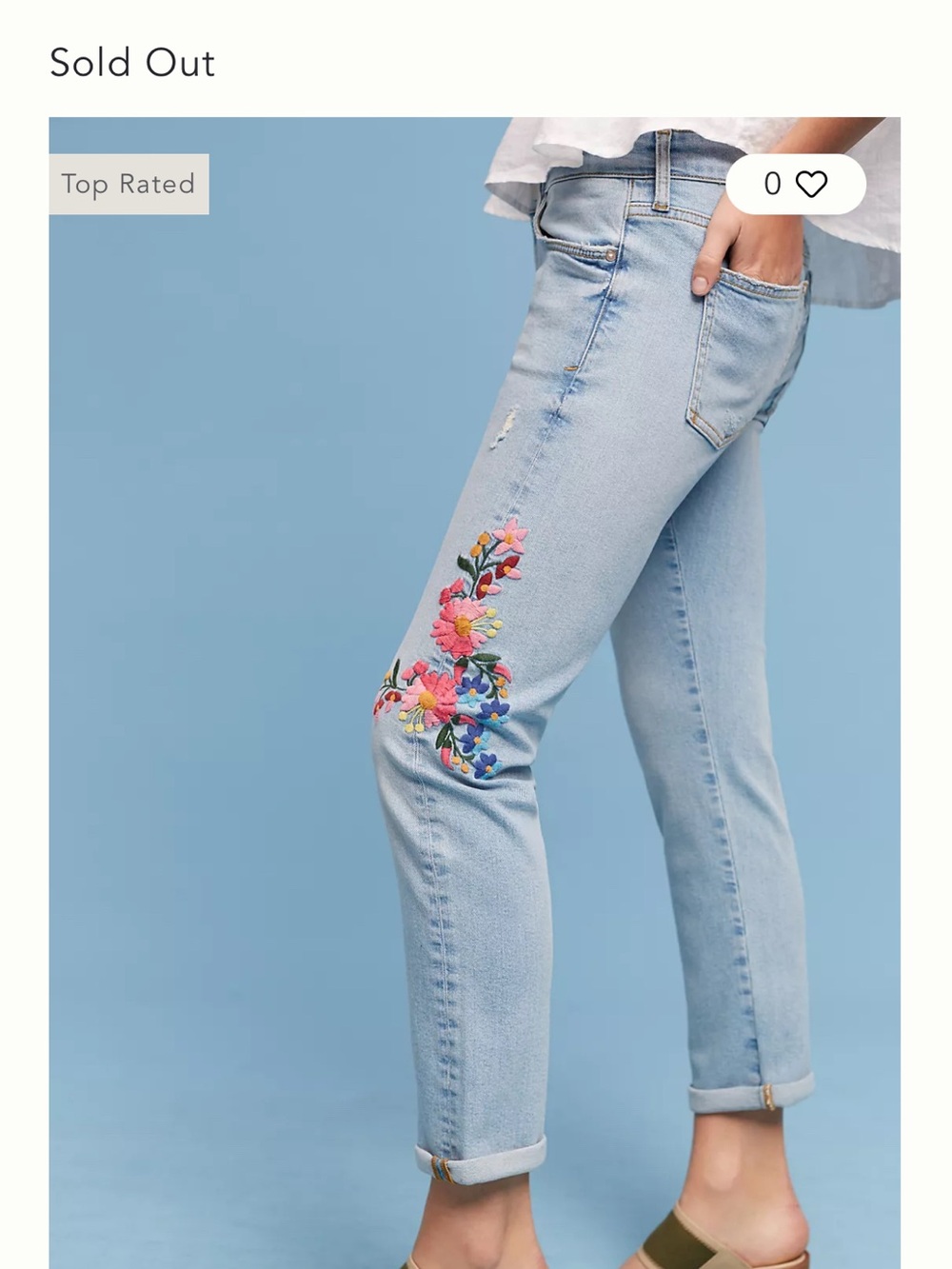Pilcro And The Letterpress Anthropologie Embroidered Jeans